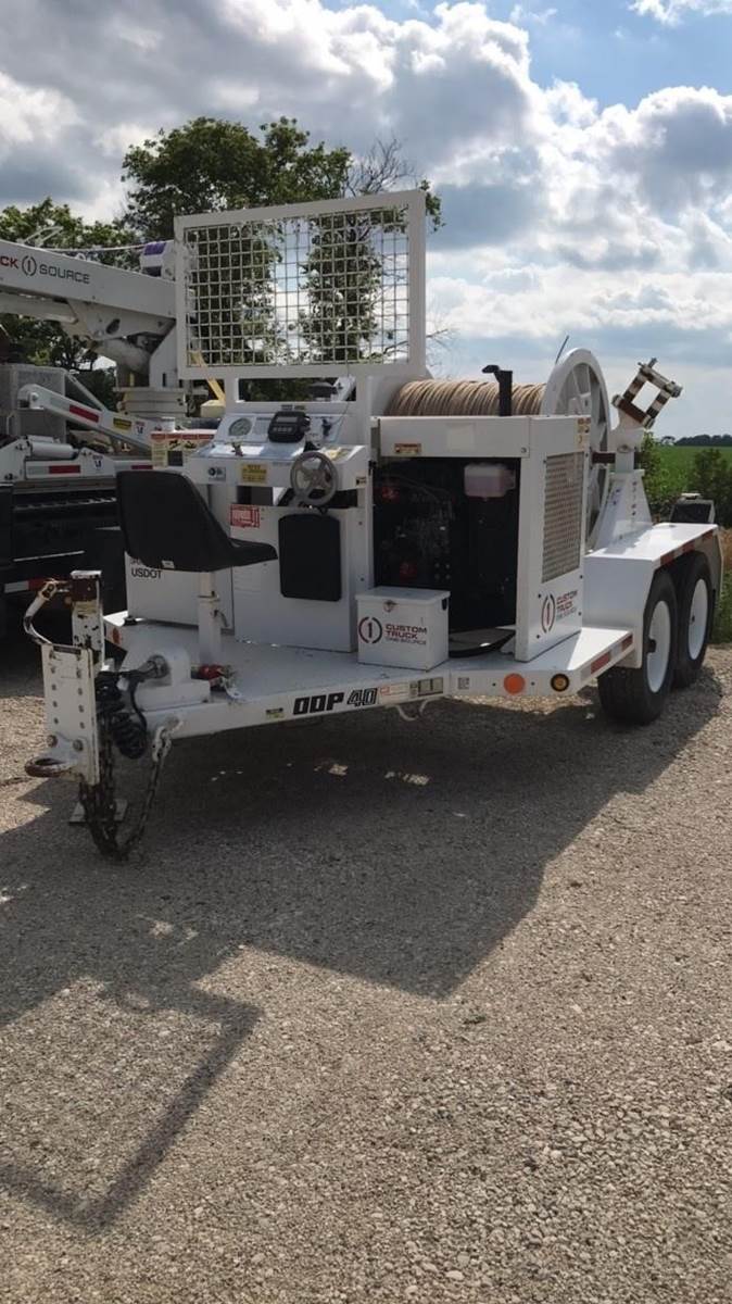 2015 Hogg Davis ODP40 Cable Reel Trailer For Sale Bridgeview, IL