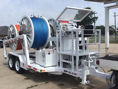 Hogg Davis ODP40-4HRC XS Cable Reel Trailer