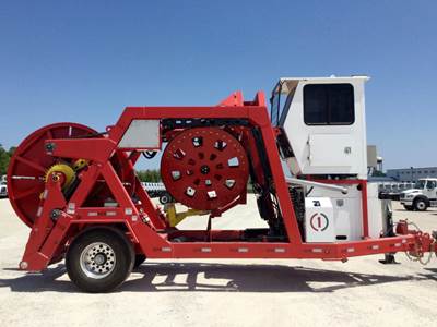 Load King CTE-VG-174HP Cable Reel Trailer