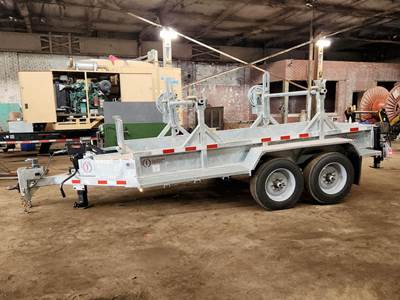REELSTRONG MRST2-RC-72-60 Cable Reel Trailer