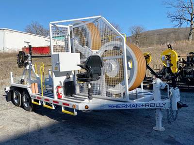 Sherman Reilly 613122 BWT-1545 Cable Reel Trailer