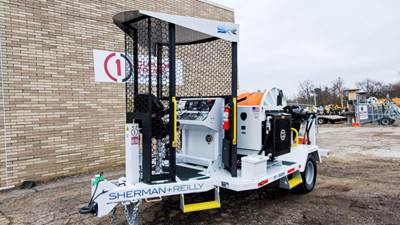Sherman Reilly 621807 PT-3000H Cable Reel Trailer
