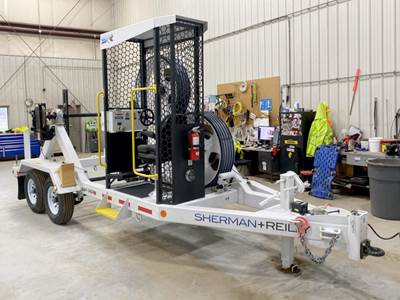 Sherman Reilly 623647 BWT-1424-RC Cable Reel Trailer