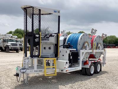 Sherman Reilly 623648 PLW-400H Cable Reel Trailer