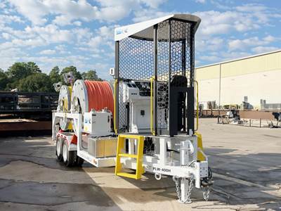 Sherman Reilly 623648 PLW-400H Cable Reel Trailer