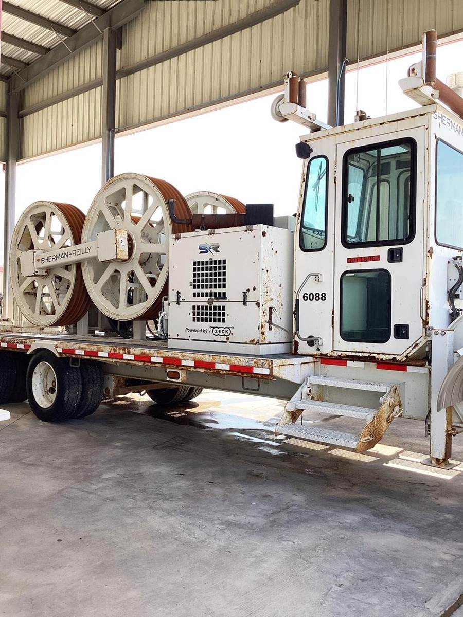 2013 Sherman Reilly T2608 Cable Reel Trailer For Sale Fort Worth, TX