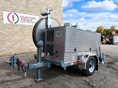 ZECK 618843 WB1500/2.5 Cable Reel Trailer