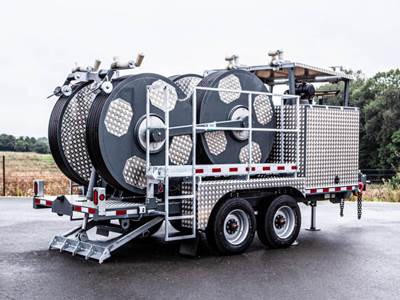 ZECK 618845 WB1500/9+45 Cable Reel Trailer