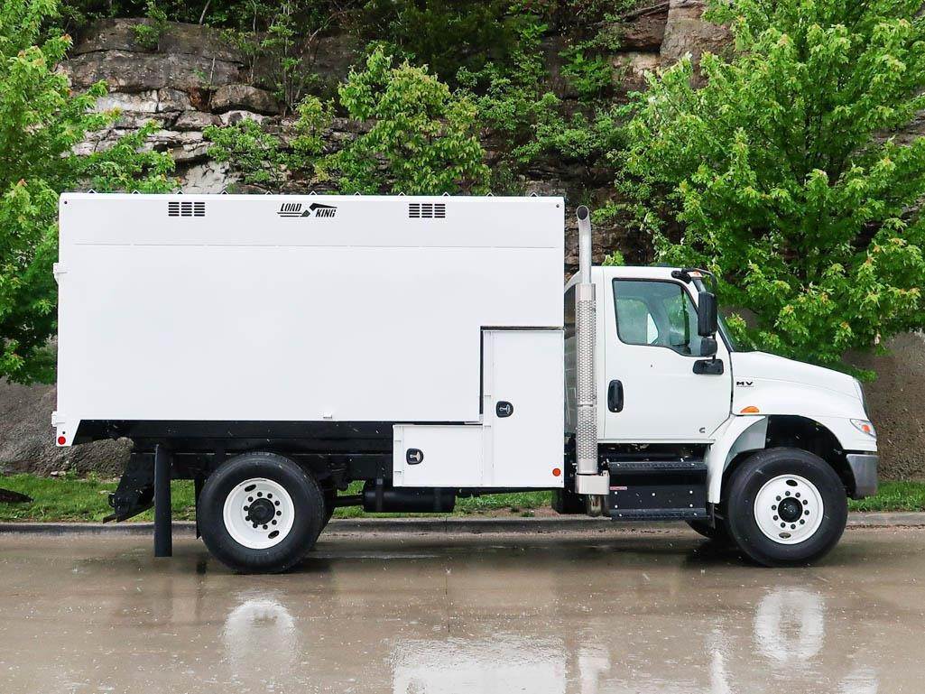 2022 International MV Chipper Truck Cummins, 250HP, 6 Speed Allison