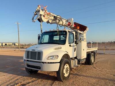 Freightliner M2 106 Digger Derrick Truck - Cummins, 300HP