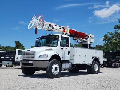 Freightliner M2 106 Digger Derrick Truck - Cummins, 250HP