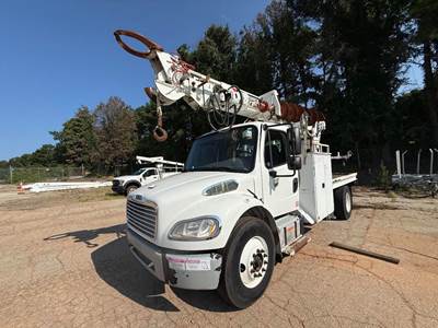 Freightliner M2 106 Truck-Mounted Digger Derrick - Cummins, 250HP