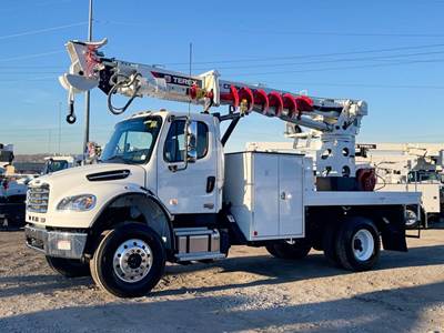 Freightliner M2 106 Truck-Mounted Digger Derrick - Cummins, 300HP
