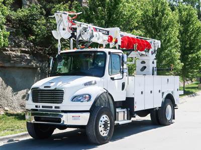 Freightliner M2 106 Truck-Mounted Digger Derrick - Cummins, 300HP