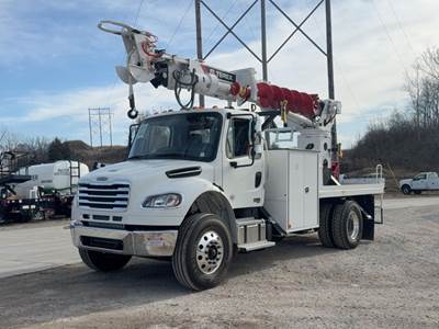 Freightliner M2 106 Truck-Mounted Digger Derrick - Cummins, 300HP