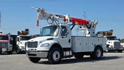 Freightliner M2 106 Truck-Mounted Digger Derrick - Cummins, 300HP