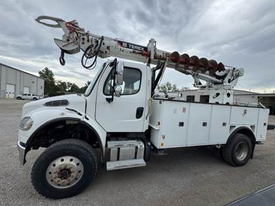 Freightliner M2 106 Truck-Mounted Digger Derrick - Cummins, 270HP