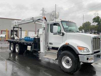 Freightliner M2 106 Truck-Mounted Digger Derrick - Cummins, 360HP