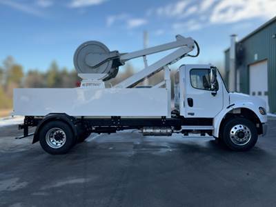 Freightliner M2 106 Side Load Garbage Truck - Cummins, 330HP