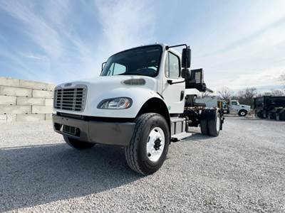 Freightliner M2 106 Side Load Garbage Truck - Cummins, 300HP