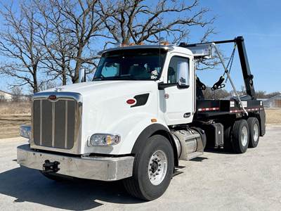 Peterbilt 567 Hooklift Truck - Cummins, 450HP