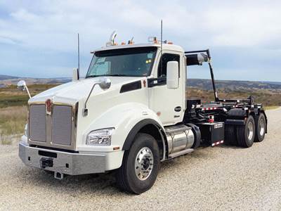 Kenworth T880 Roll Off Truck - Cummins, 525HP