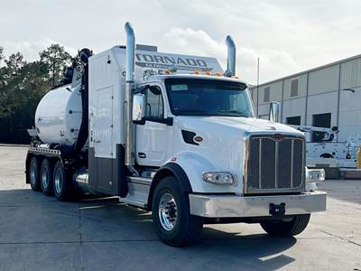 Peterbilt 567 Vacuum Truck - Cummins, 525HP