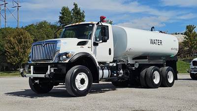 International HV507 Water Truck - Cummins 350HP