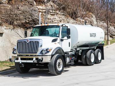 International HV607 Water Truck - Cummins 325HP