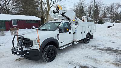 2020 FORD F-550 123K 6.7L DIESEL & ALTEC AT41MH INSULATED BUCKET
