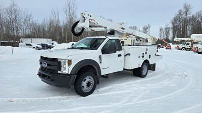 2019 FORD F-550 SUPER DUTY XL 121K MLS - 6.7L & ALTEC 45' INSUL. BOOM