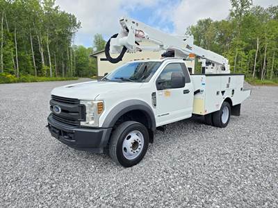 2019 FORD F-550 SUPER DUTY XL 121K MLS - 6.7L & ALTEC 45' INSUL. BOOM