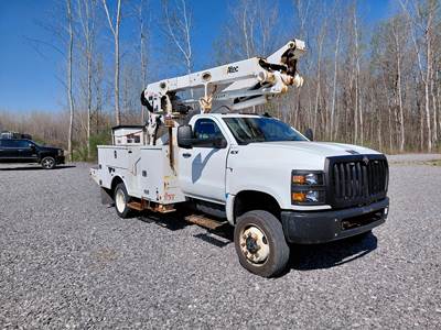 2023 INTERNATIONAL CV515 62K MLS 4X4 & ALTEC AT48M INSULATED M.H. BOOM
