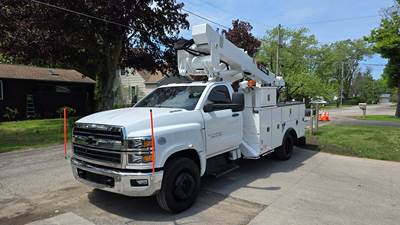 2023 INTERNATIONAL GM515 6K MLS & TEREX LTM40 INSULATED BUCKET BOOM