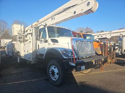 2024 INTERNATIONAL HV507 4X4 10K MLS & ALTEC AA55 61' MAT. HAND INSULATED BOOM