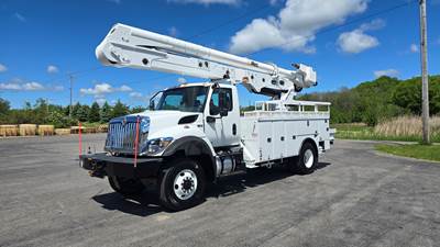 2024 INTERNATIONAL HV507 4X4 10K MLS & ALTEC AA55 61' MAT. HAND INSULATED BOOM