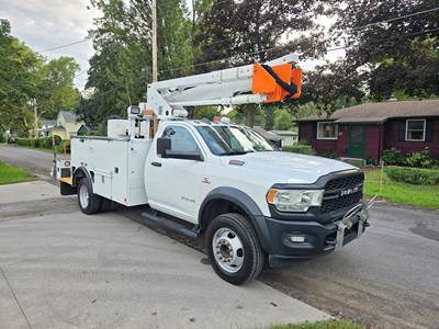 2020 RAM 5500 89K CUMMINS 6.7L AUTOMATIC & TEREX LT40 INSULATED BUCKET