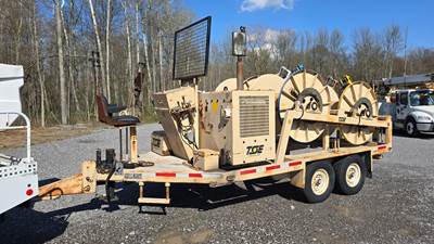 1998 TSE DP-40-4H Cable Reel Trailer