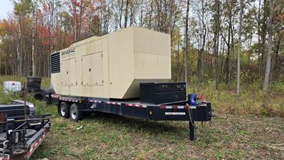 2008 GENERAC MD0600 600kW 3PH 277/480V DIESEL PARALLELING GENERATOR TRAILER