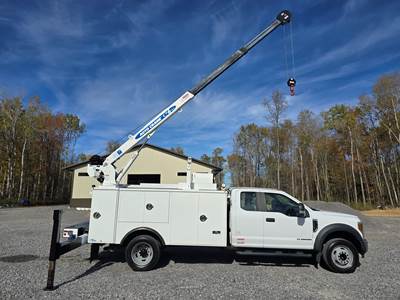 2019 FORD F-550 SUPER DUTY XL 6.7L & AUTO CRANE HC-6 SERVICE UTILITY
