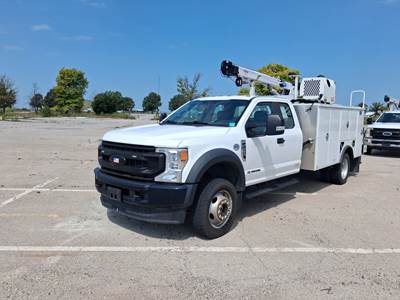 2020 FORD F-550 SUPER DUTY 4X4 6.7L & AUTO CRANE HC-6 SERVICE UTILITY