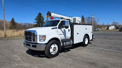 NEW 2025 FORD F-750 S.D. 6.7L DIESEL & STELLAR 12630 CRANE-COMPRESSOR