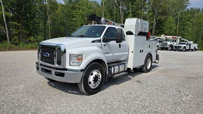 2017 FORD F-750 S.D. 6.7L DIESEL & IMT 6025 CRANE-COMPRESSOR-GENERATOR