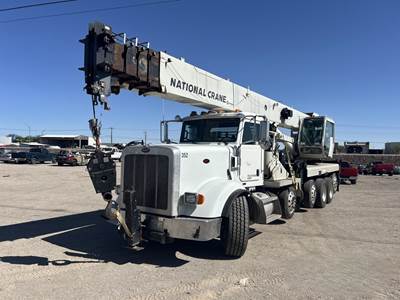 2012 PETERBILT 367 TRI-A 15K MLS| NATIONAL NBT45 TON 190' AERIAL CRANE **742 ORIGINAL PTO HOURS**