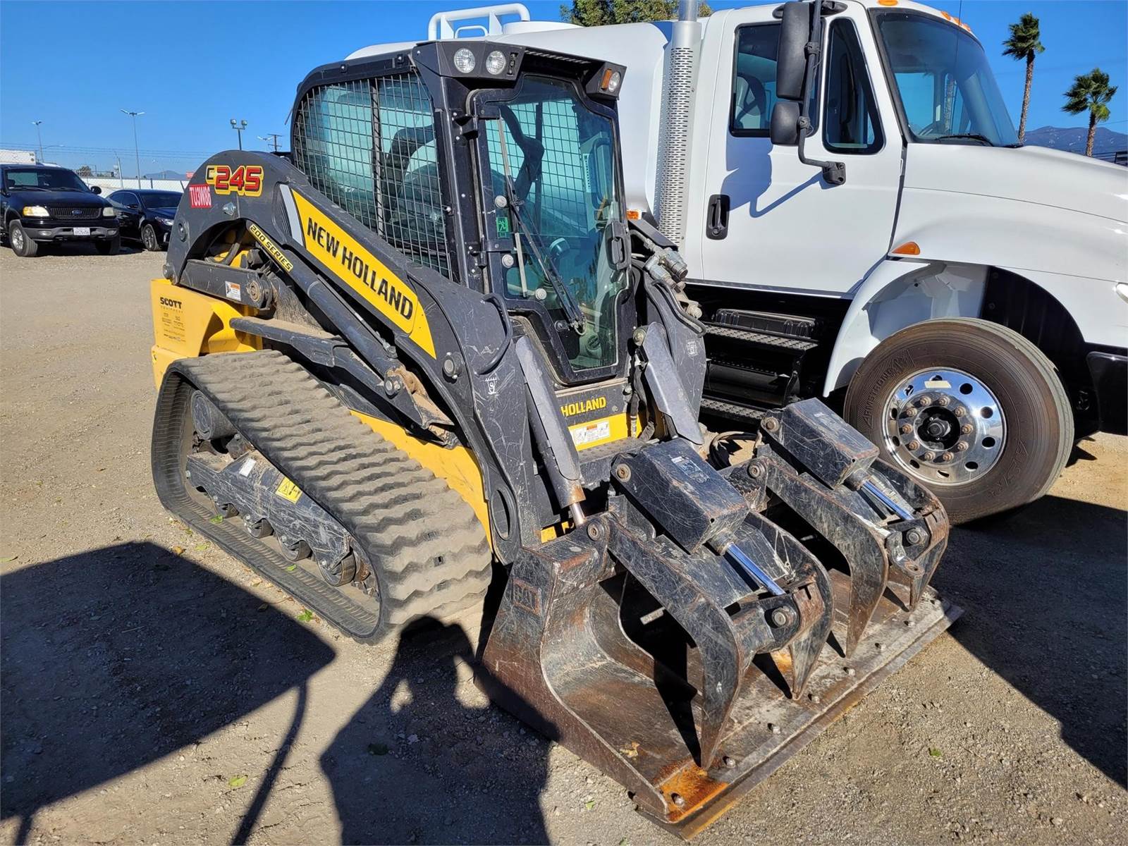 2020 New Holland C245 Skid Steer For Sale, 755 Hours Fontana, CA