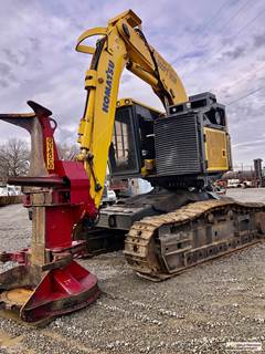 2017 Komatsu XT460L 3  Feller Buncher - Quadco 22”360 Degree head