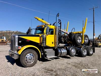2017 Peterbilt 389 Logging Truck and 2017 Whit Log Trailer