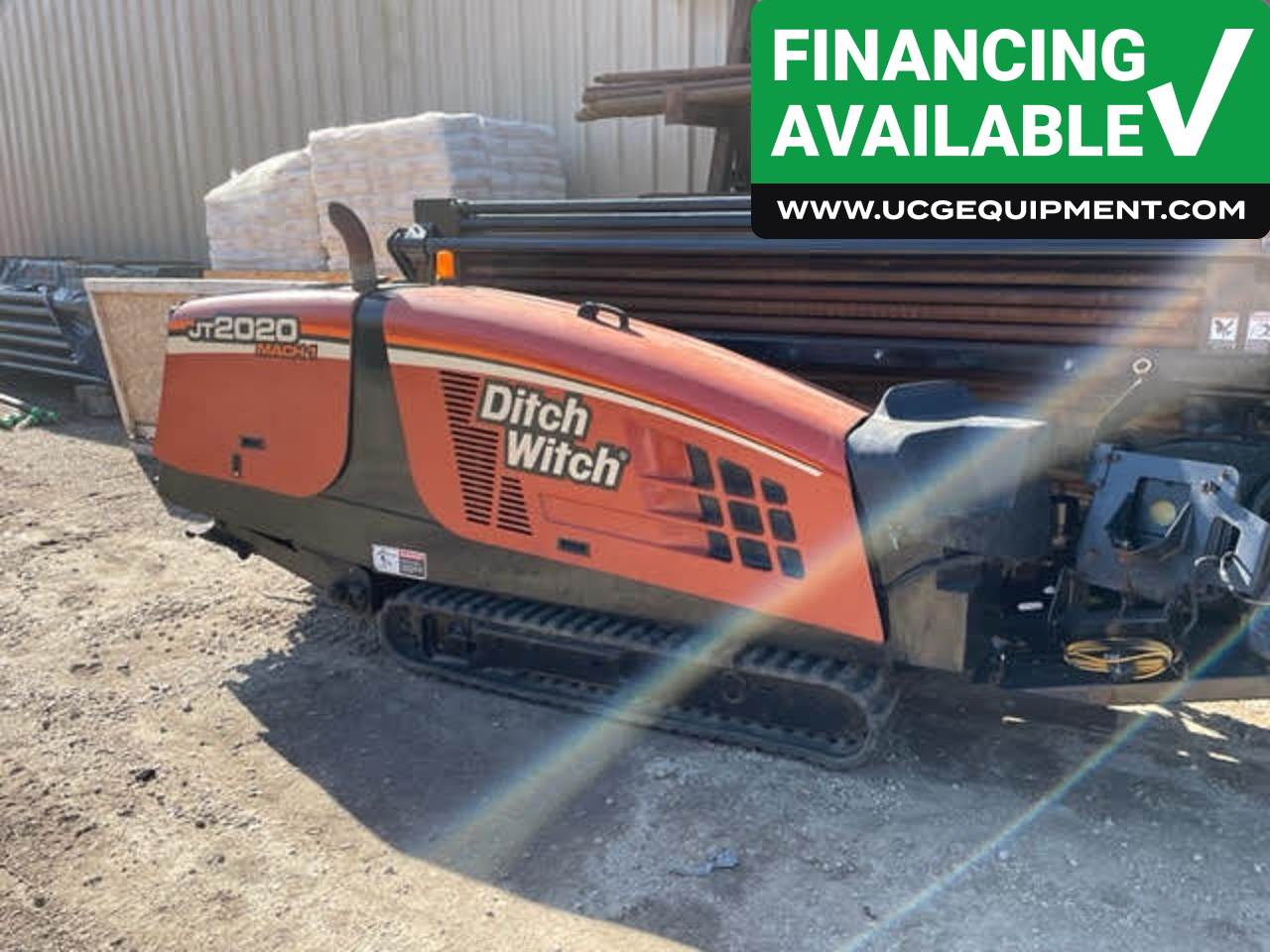 USED 2012 DITCH WITCH JT2020 M1 DRILL RIG WITH MIXING SYSTEM AND