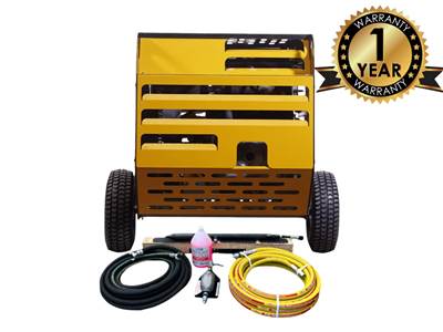 Underground piercing tool with Kohler air compressor, 3" diameter