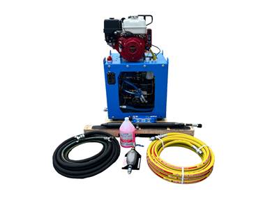 Underground Piercing Tool with Air Compressor, 2" diameter